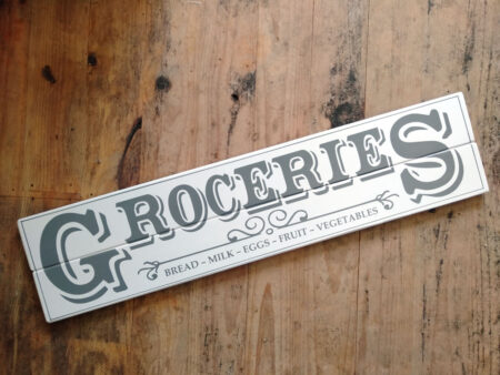 Groceries - White & Grey