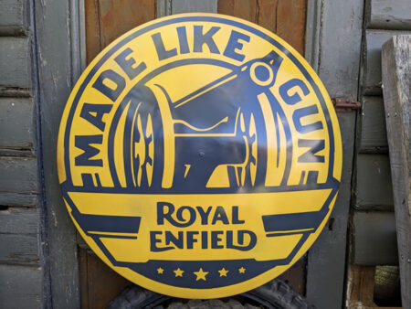 Made Like A Gun - Large Round Metal