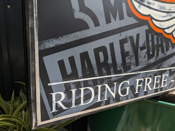 Harley - Riding Free - Metal Sign - Image 2