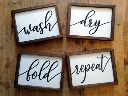 Laundry Sign Set