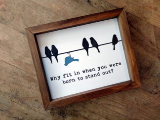 Stand Out Blue Bird